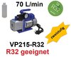 VP225-R32 zweistufige Vakuumpumpe, 70 L/min